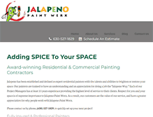 Tablet Screenshot of jalapenopaintwerx.com